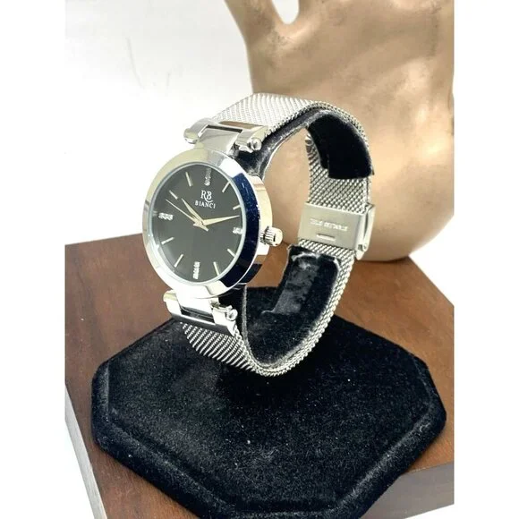 Roberto Bianci Women´s Watch RB0401 Black Dial Quartz Gemmed  display picture 1